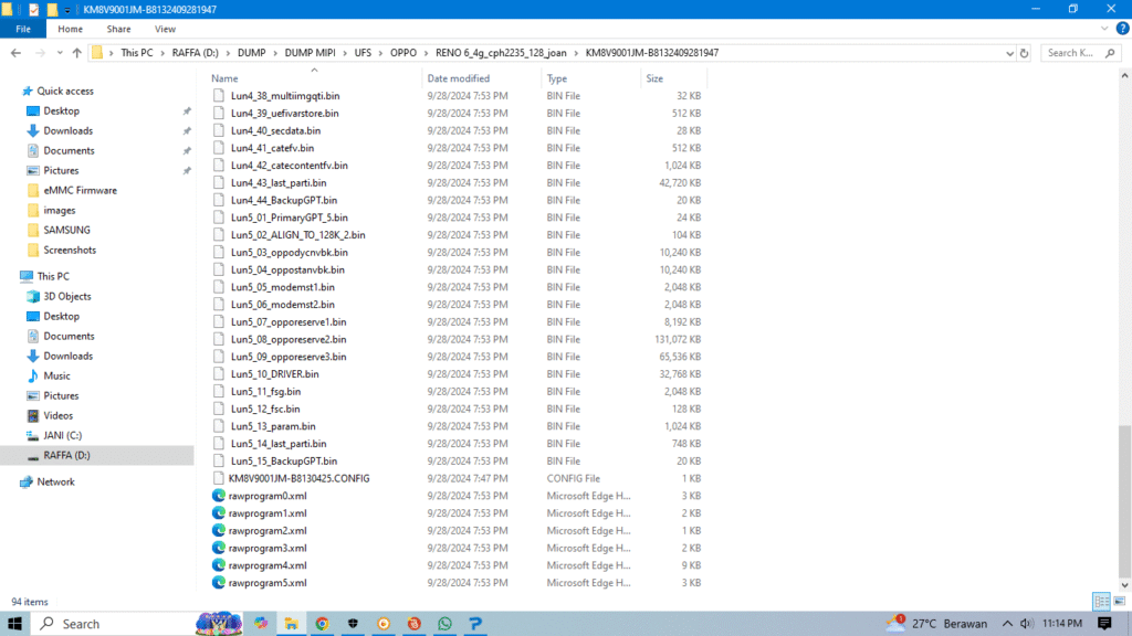 file dump Oppo Reno 6 4G (CPH2235)