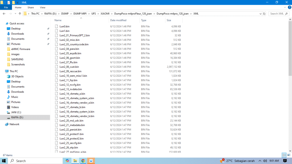 File Dump POCO M4 Pro