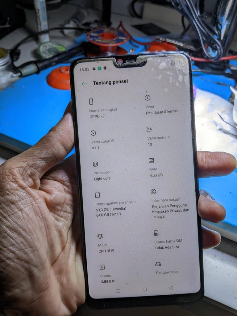 Backup Scatter Oppo F7 CPH1819