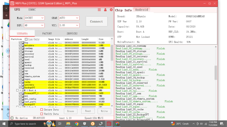 File Dump Vivo Y20 Qualcomm PD2039F (V2027)