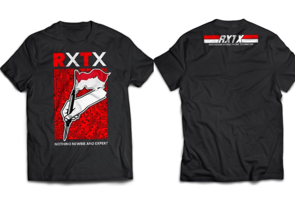 Kaos RXTX Versi Bendera