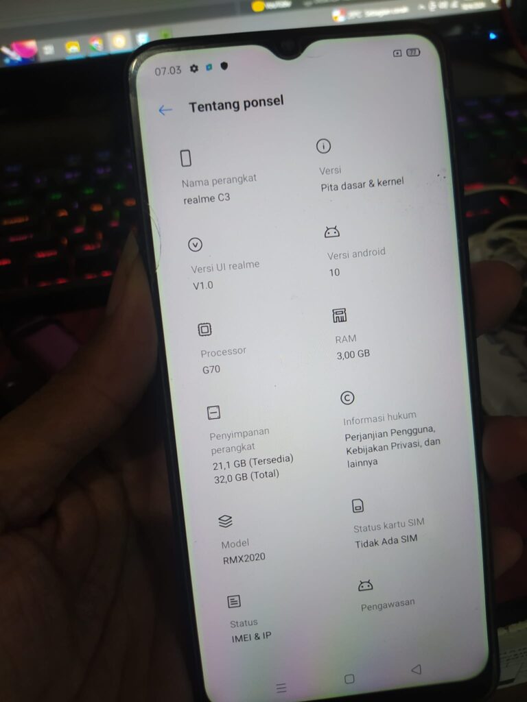 Scatter Realme C3 / C3i RMX2020