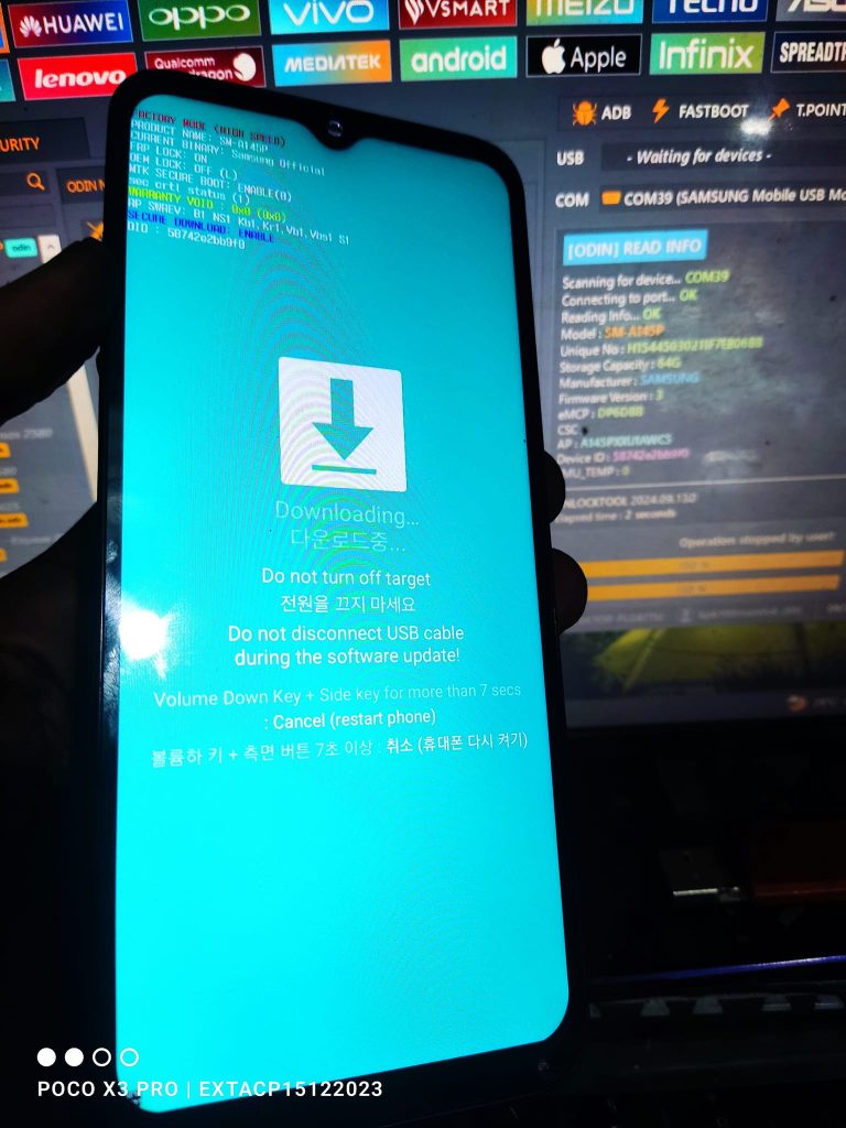 Scatter Backup Samsung A14 SM-A145 Refurbished