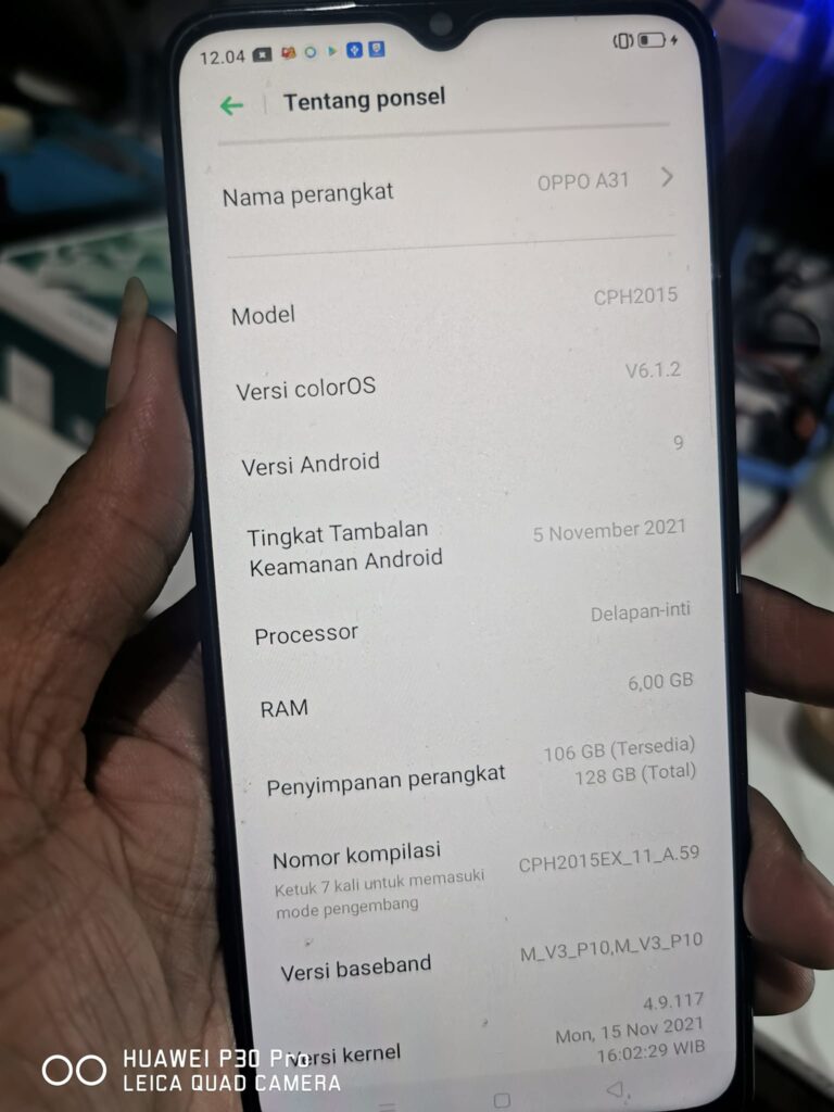 Scatter Oppo A31 CPH2015 Original