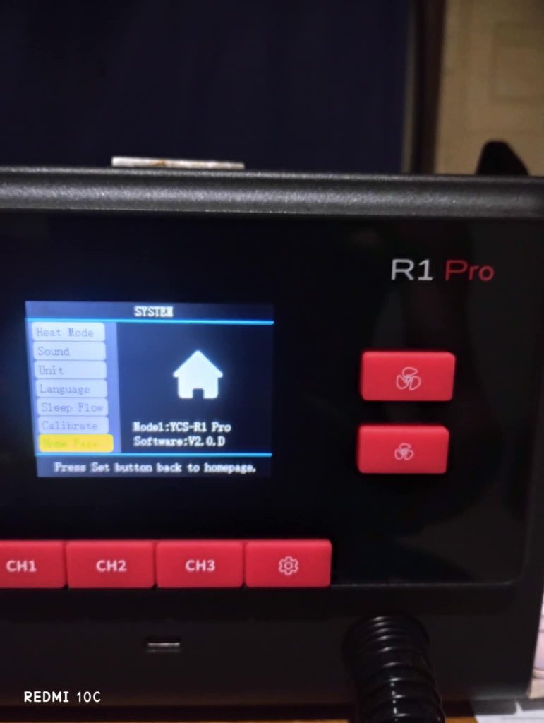 Software Update Blower Ycs R1 dan R1 Pro