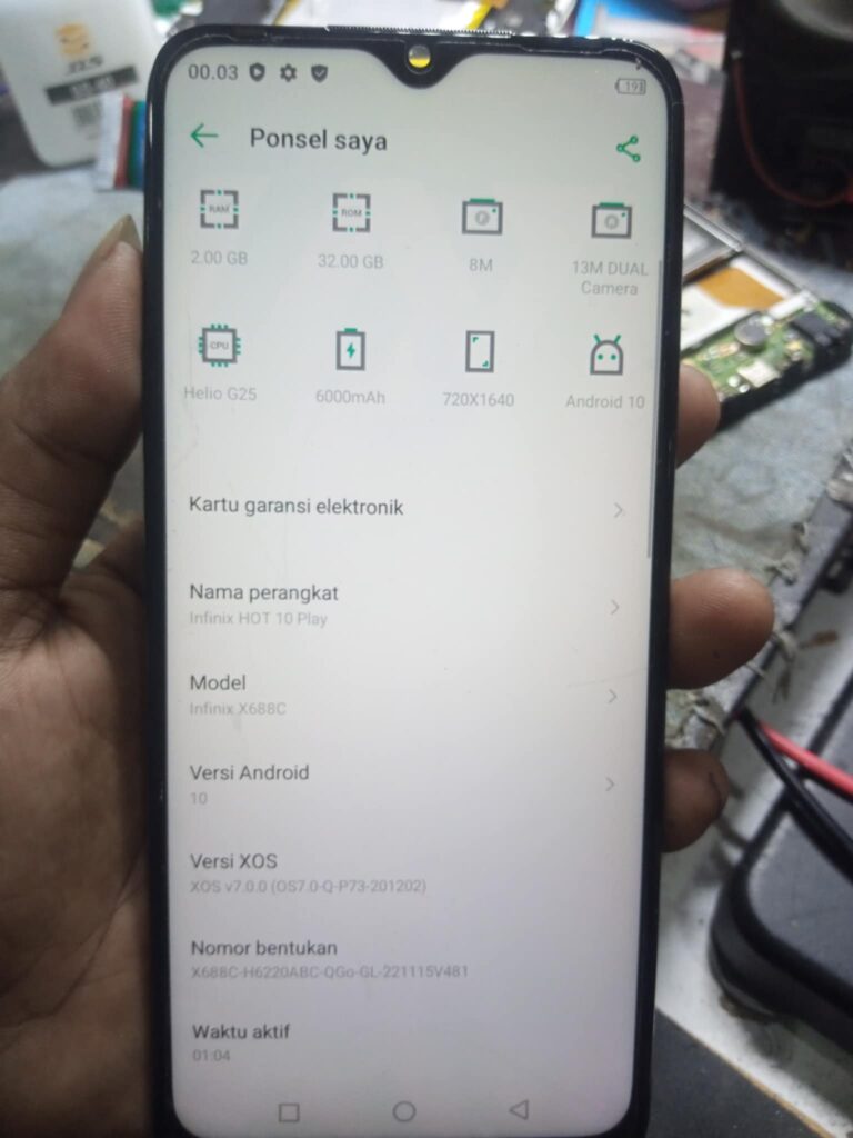 Dump & Backup Scatter Infinix Hot 10 Play X688C