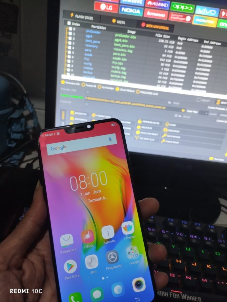 File Backup Scatter Vivo Y83 PD1803BF – Brick dan eMMC