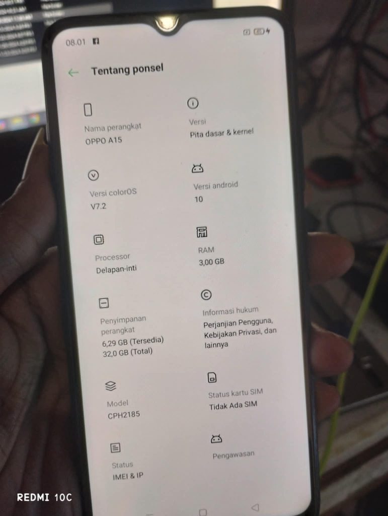 File Backup Scatter Oppo A15 CPH2185