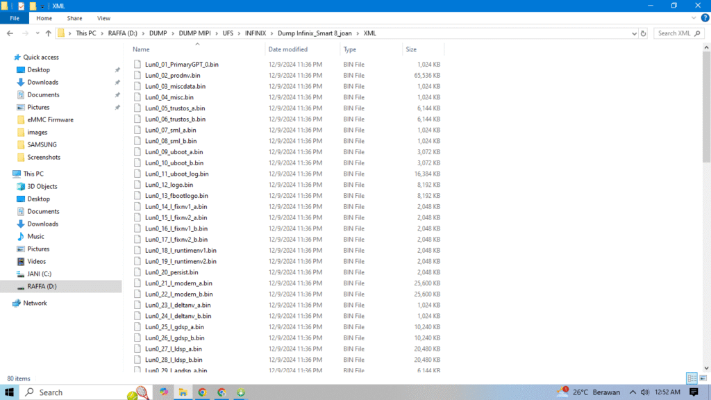 File Dump Infinix Smart 8 X6525
