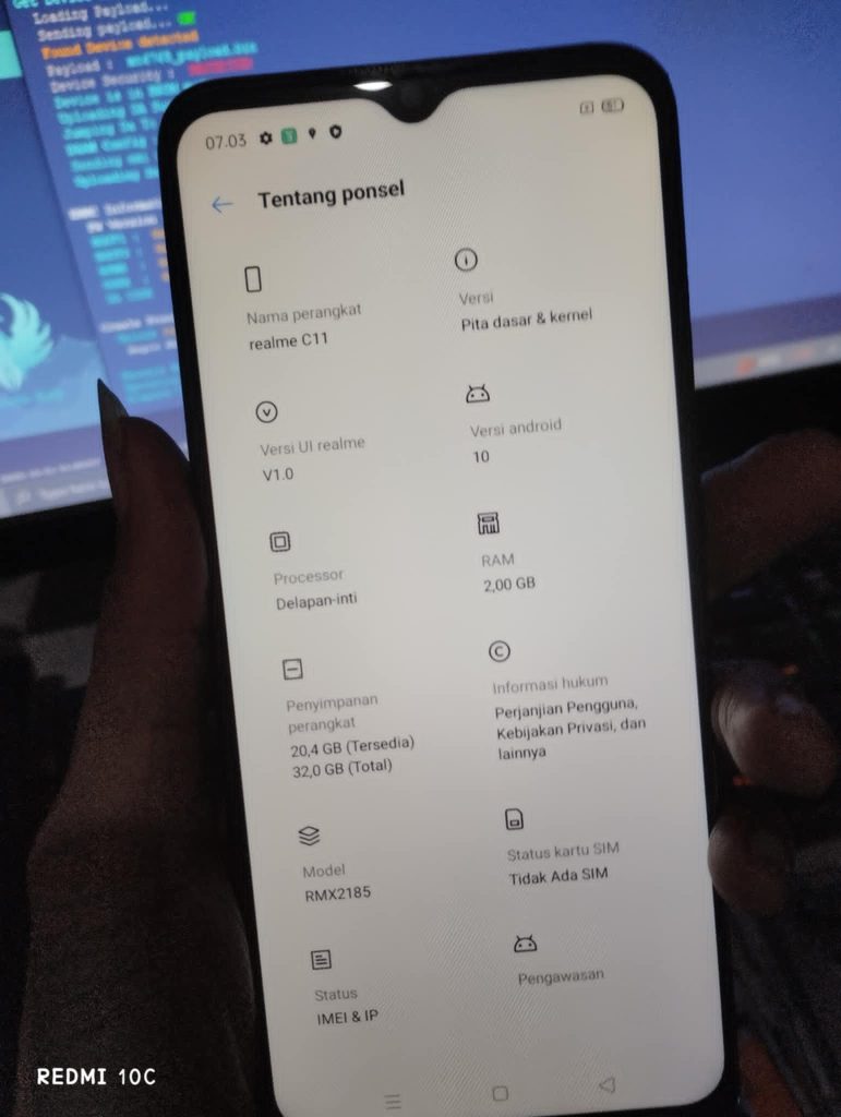 Scatter Realme C11, C12, C15 RMX2185