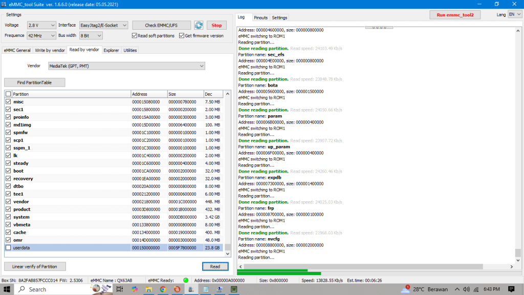 Dump Scatter Samsung A10s SM-A107