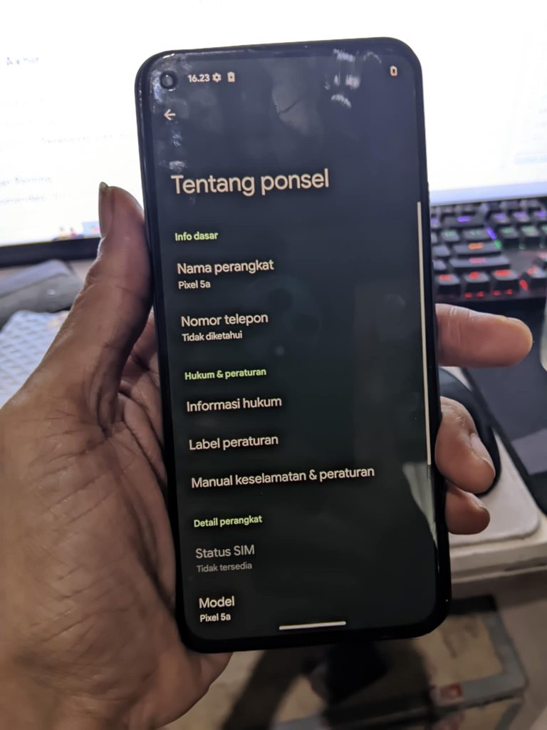 File Dump Google Pixel 5A 5G Barbet