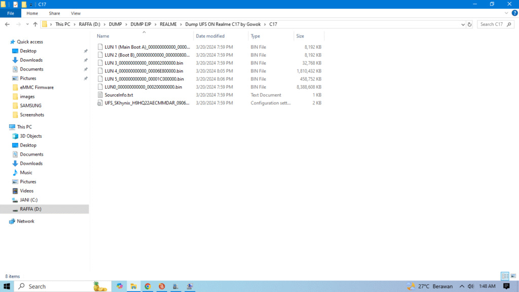 Realme C17 RMX2101 Dump File