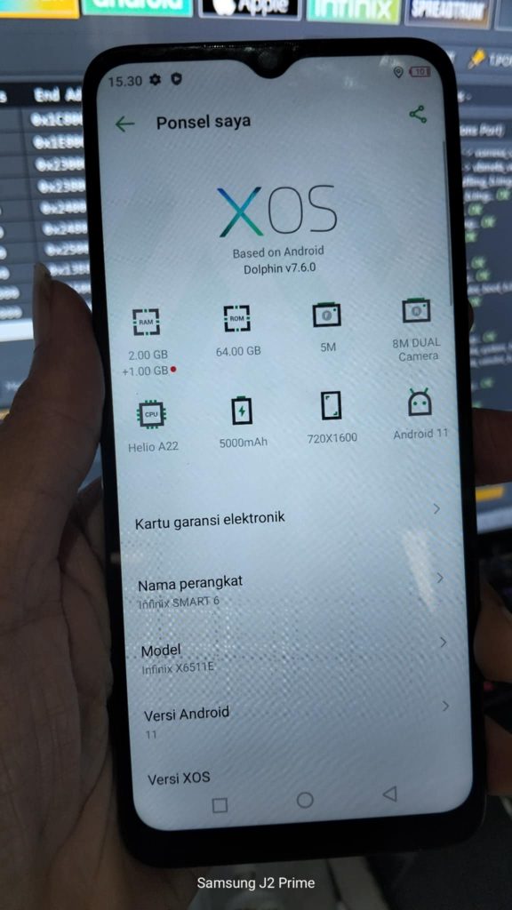 File Backup Scatter Infinix Smart 6 X6511E untuk Flashing dan Repair
