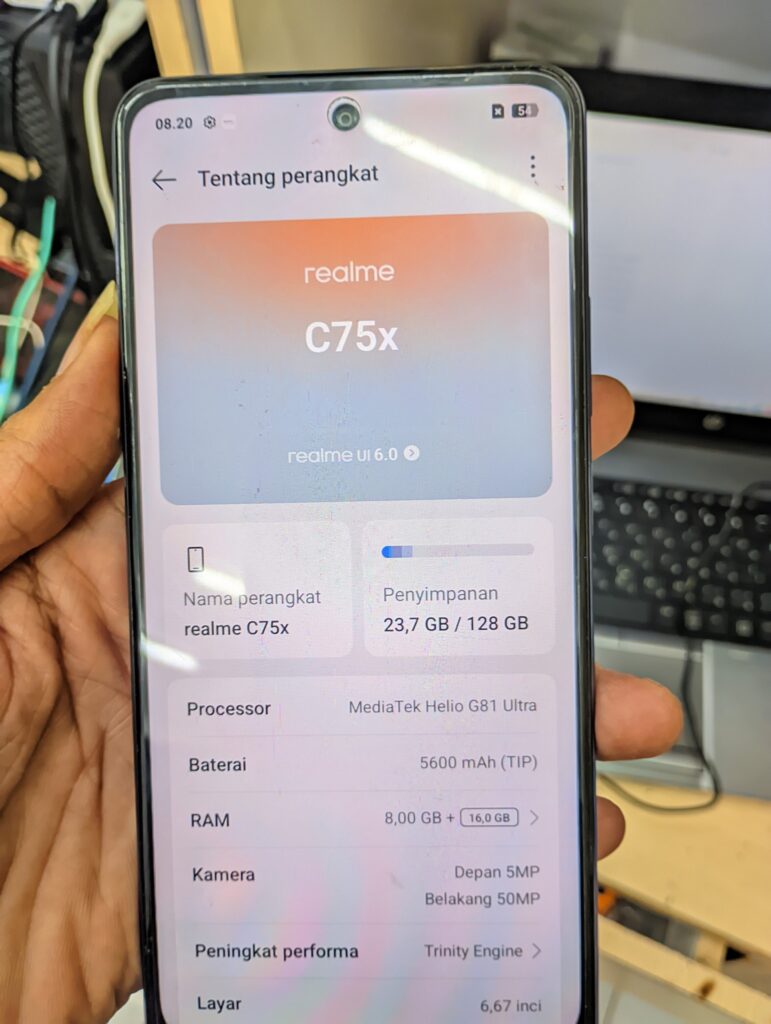 Scatter Backup Realme C75X RMX5020