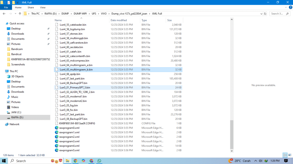 Dump Vivo Y27s PD2280RF