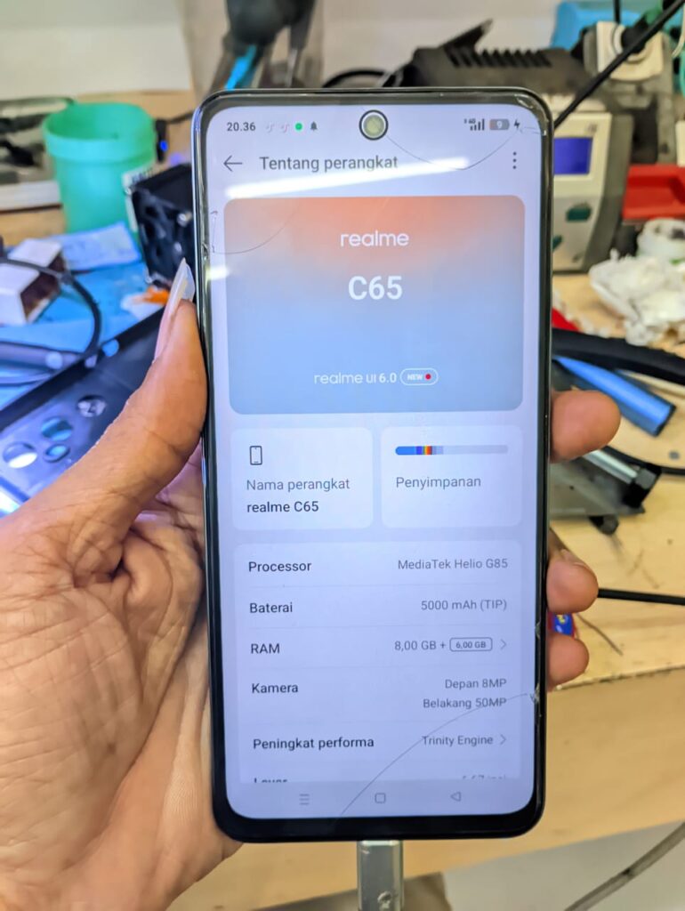 Scatter Realme C65 RMX3910