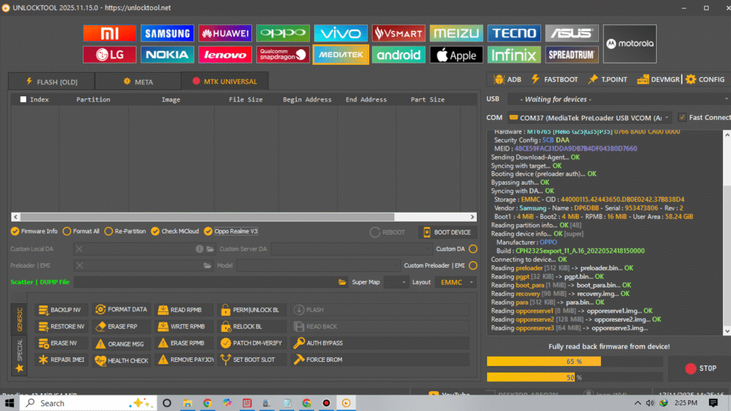 Scatter Oppo A55 CPH2325
