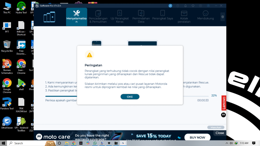 Unbrick Motorola G45 5G XT2363-9