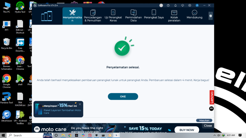 Unbrick Motorola G45 5G XT2363-9