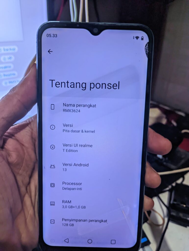 Dump Realme C33 RMX3624