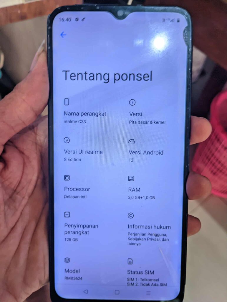 Dump Realme C33 RMX3624