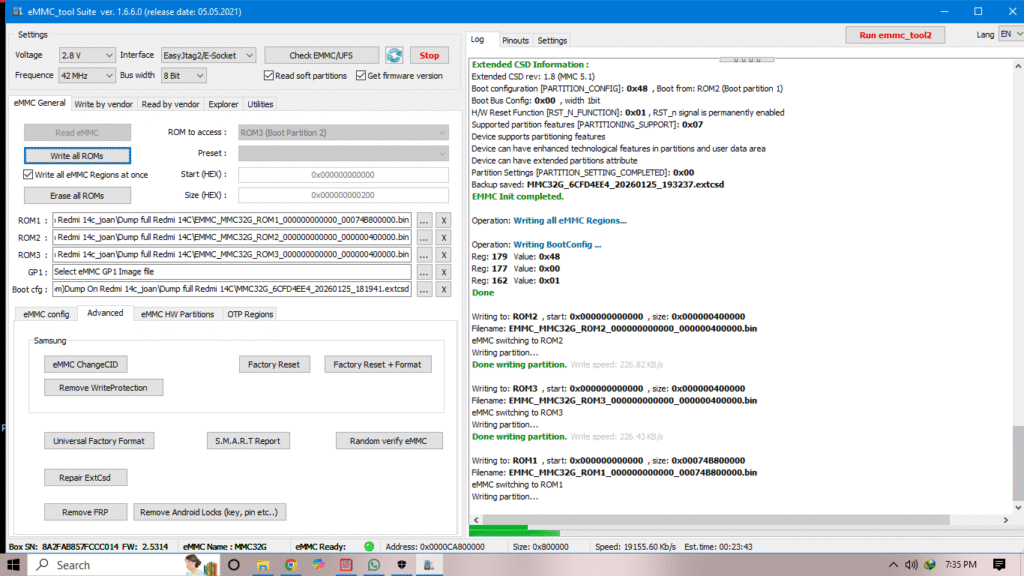 Full Dump Auto ON Redmi 14C (Lake)