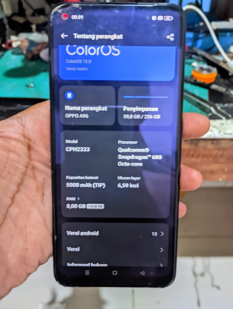 Dump Oppo A96 CPH2333