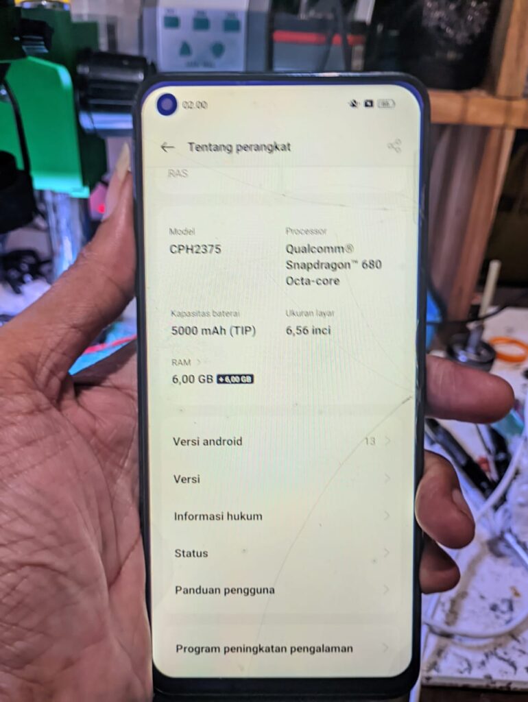 Dump XML Oppo A76 CPH2375