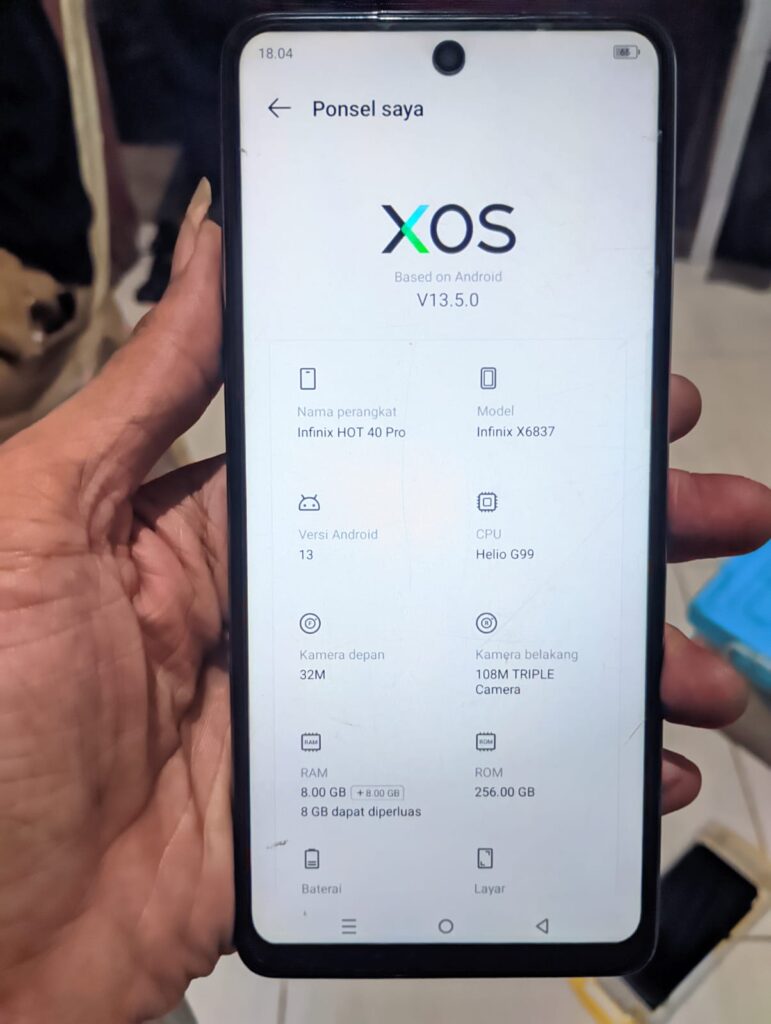 Dump Infinix Hot 40 Pro X6837