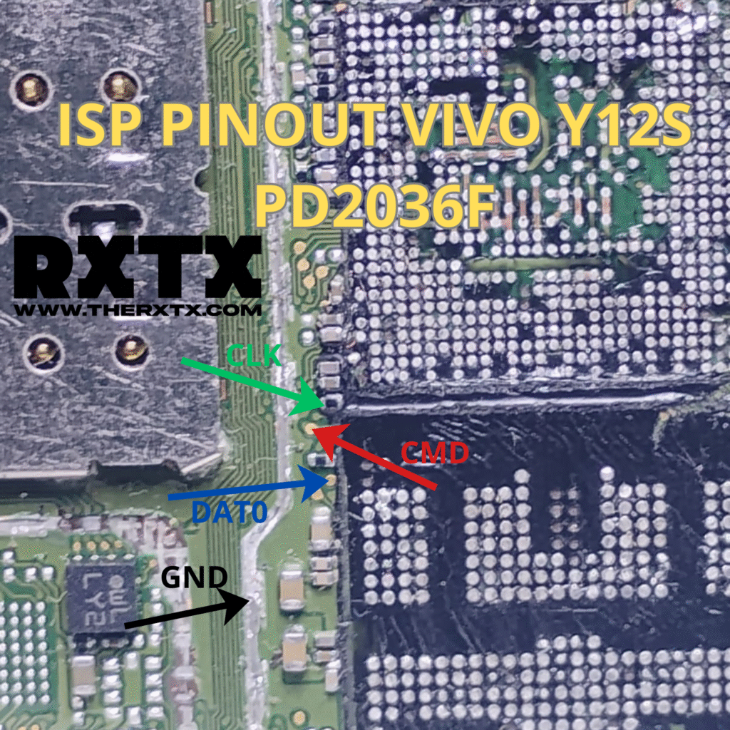 ISP Pinout Vivo Y12s PD2036F