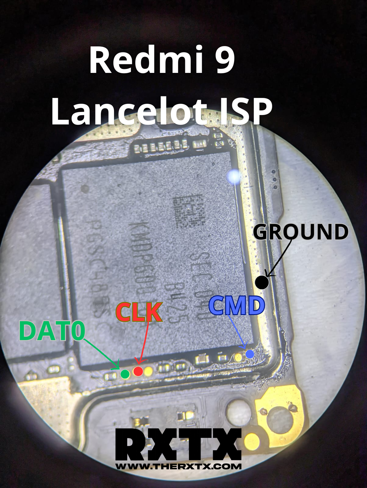 Redmi 9 Lancelot ISP Direct eMMC