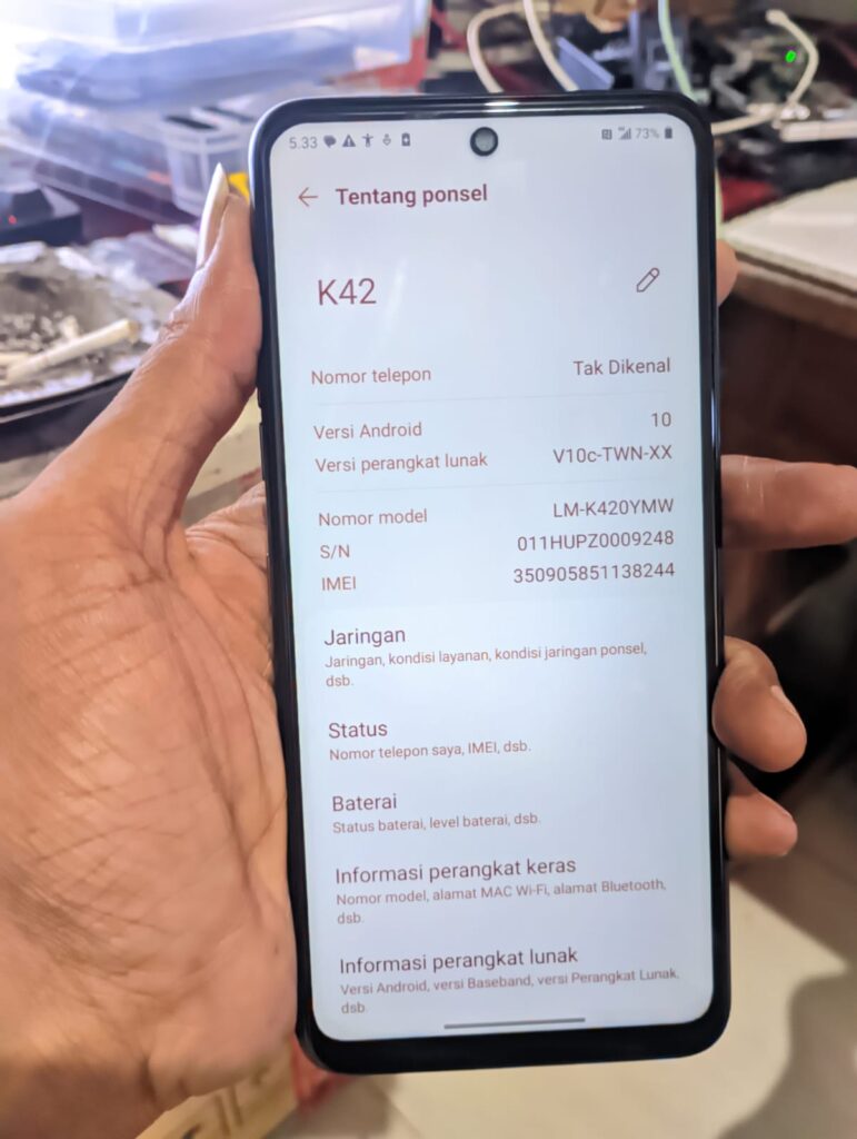 Readback Scatter LG K42 LM-K420YMW