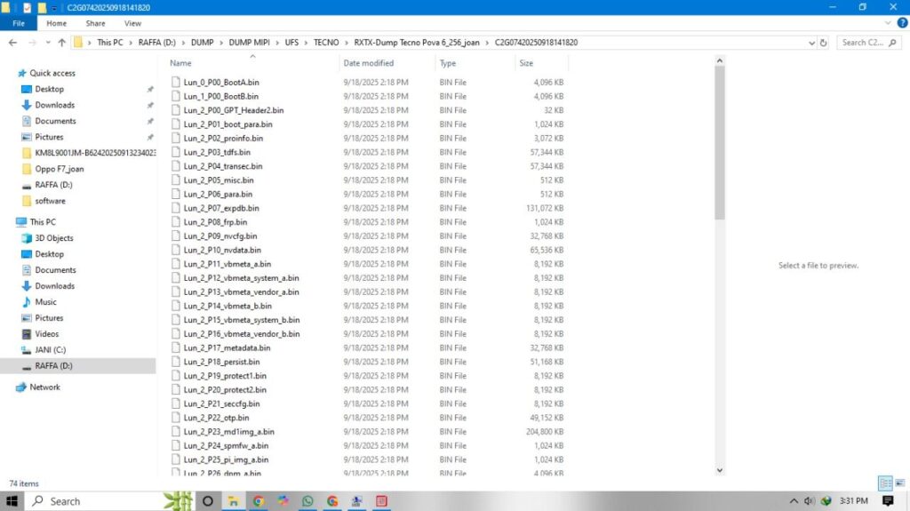 Tecno Pova 6 LI7 Dump File