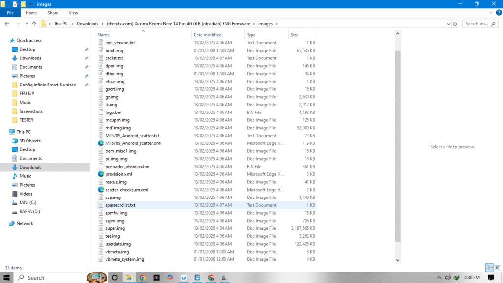 ENG Firmware Redmi Note 14 Pro 4G