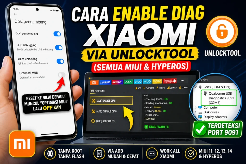 Enable DIAG Xiaomi