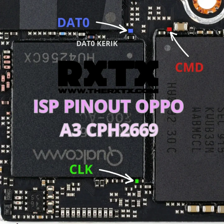 ISP Pinout Oppo A3 4G CPH2669