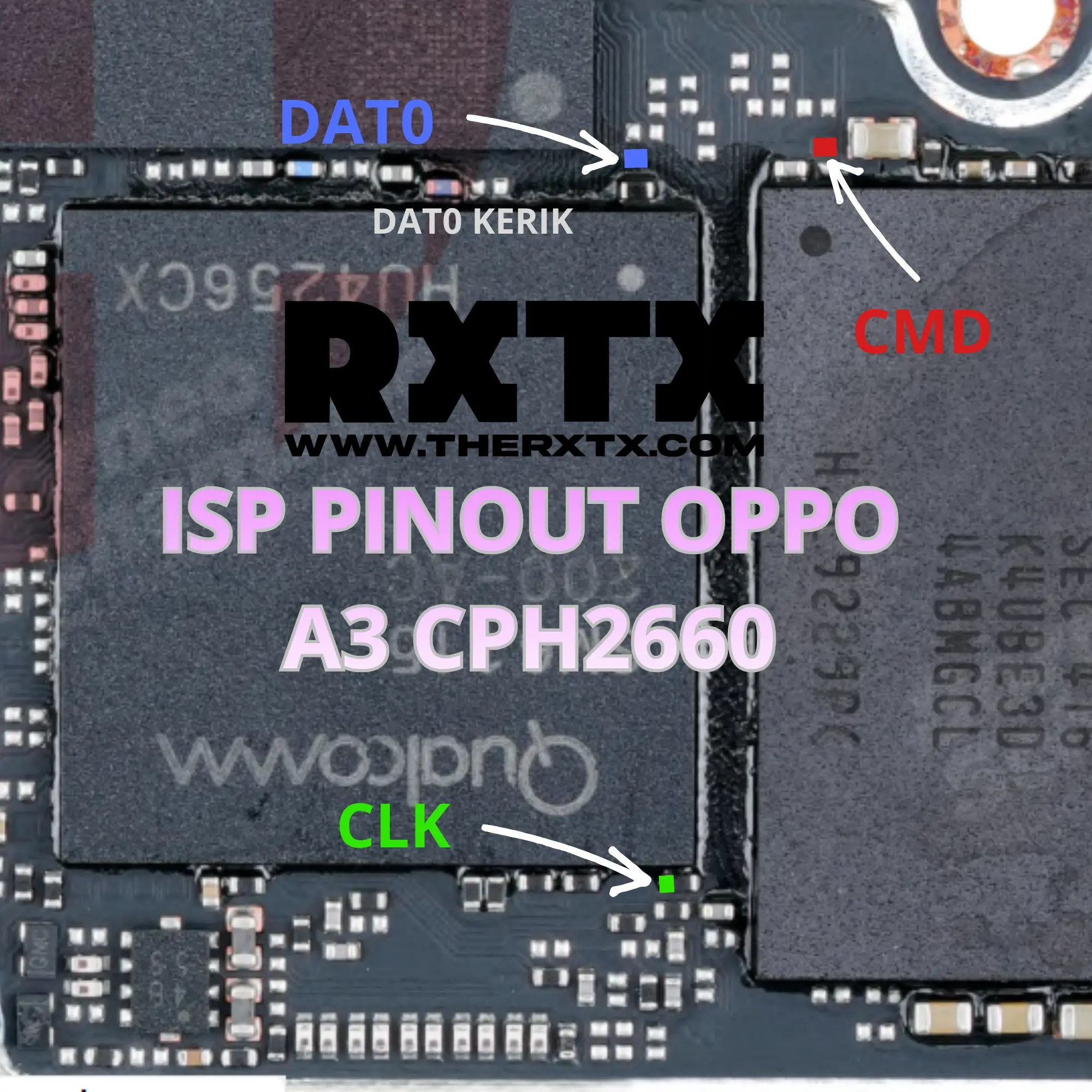 ISP Pinout Oppo A3 CPH2660