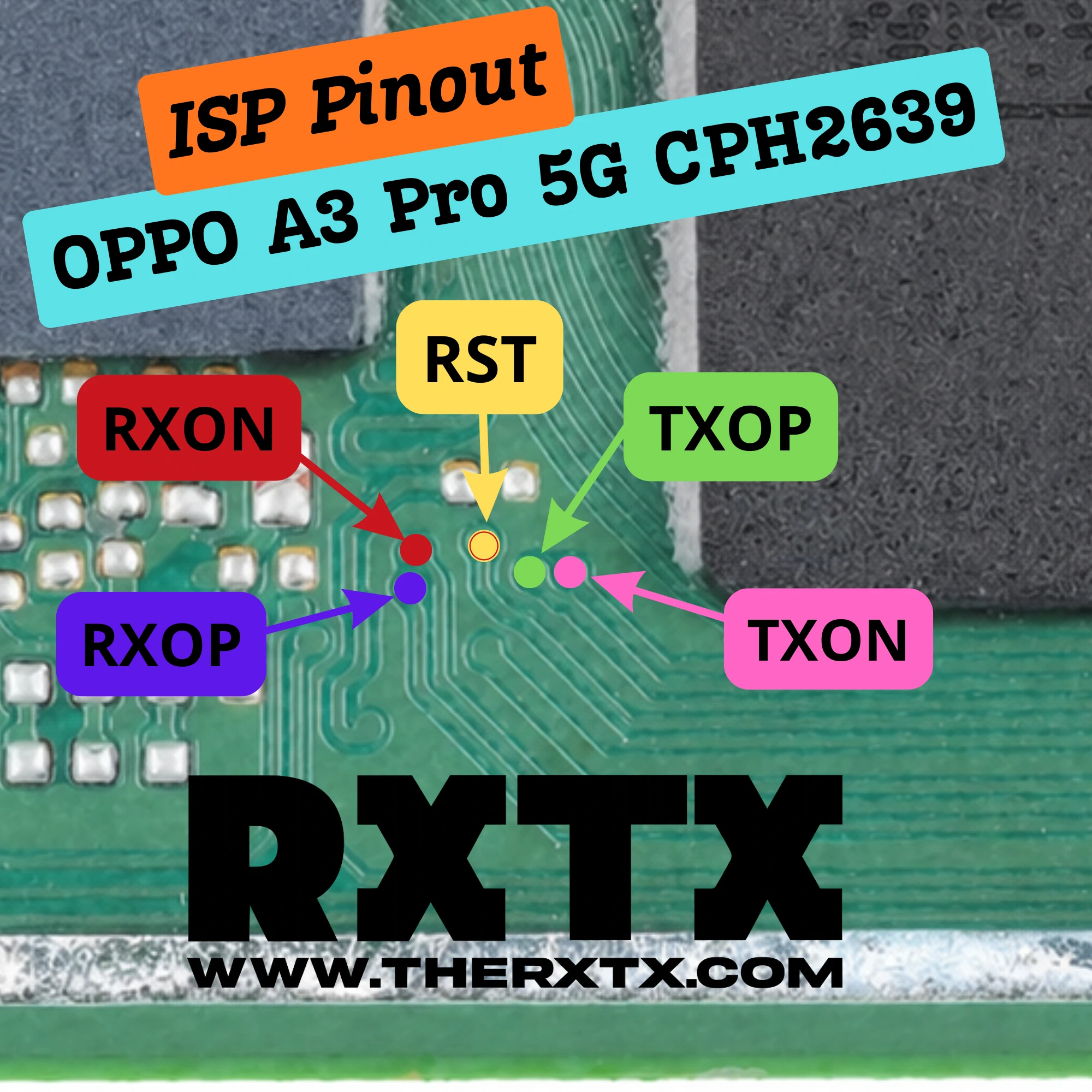 ISP Pinout Oppo A3 Pro 5G CPH2639