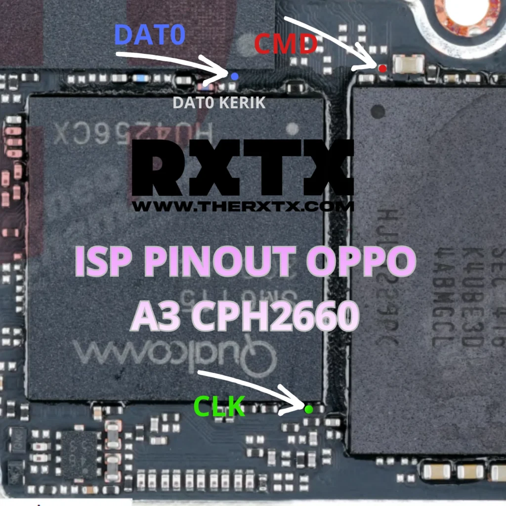 ISP Pinout Oppo A3 CPH2660