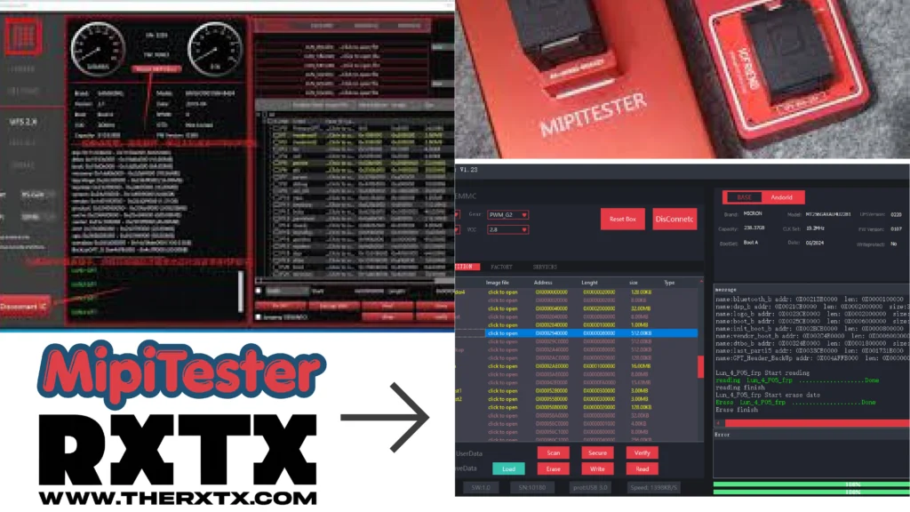 Software MipiTester Box
