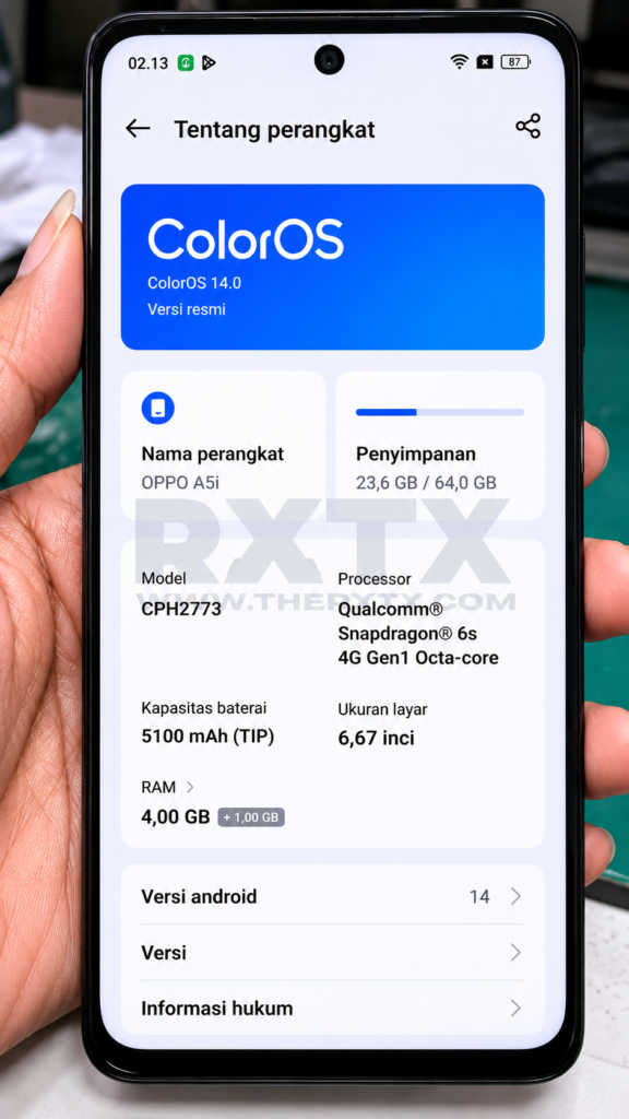 Oppo A5i 4G CPH2773 Dump File