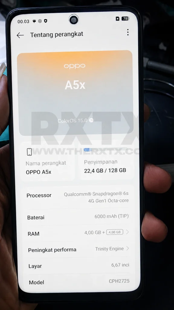 Oppo A5x 4G CPH2725 Dump File