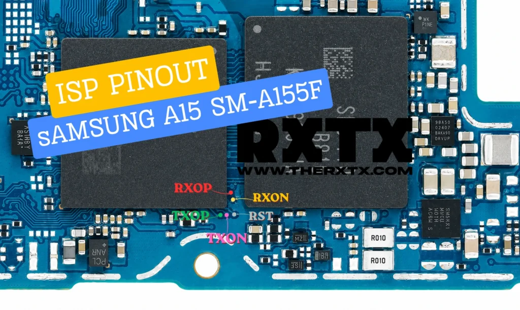 Samsung A15 SM-A155F ISP Pinout