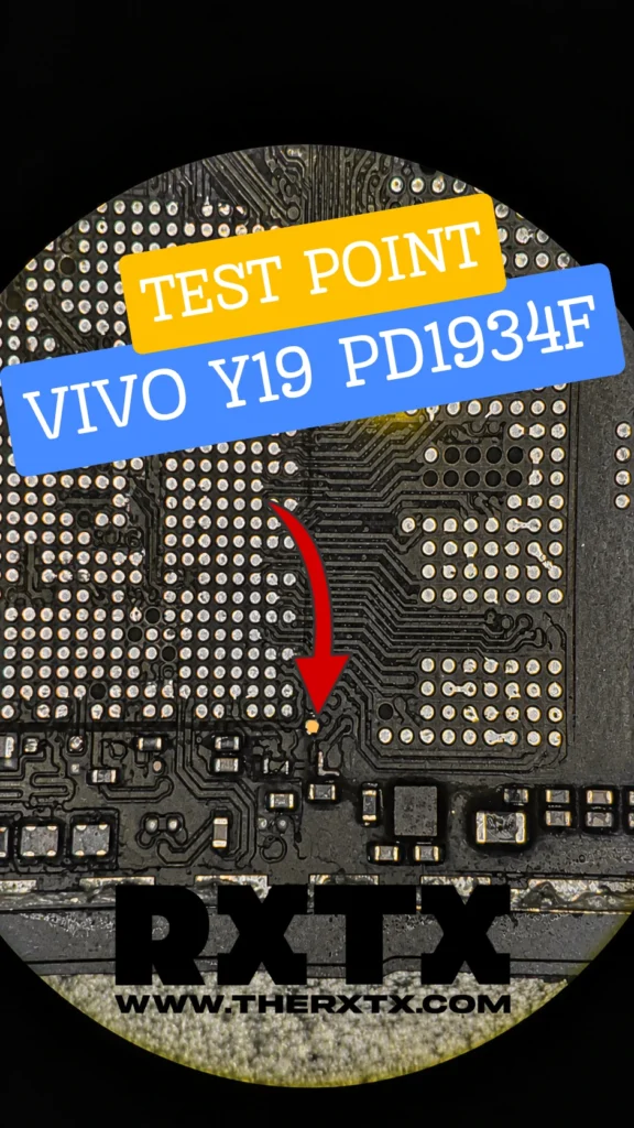 Vivo Y19 PD1934F Test Point