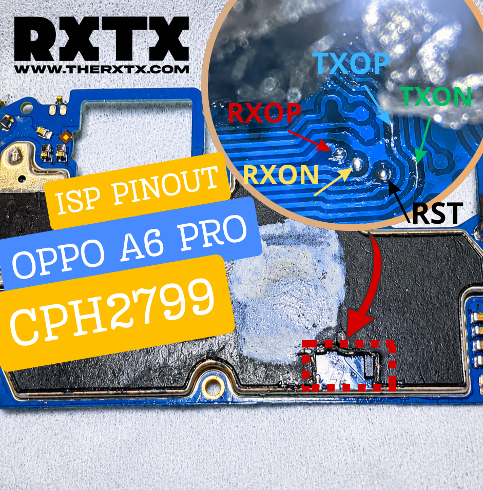 OPPO A6 Pro CPH2799 UFS ISP Pinout