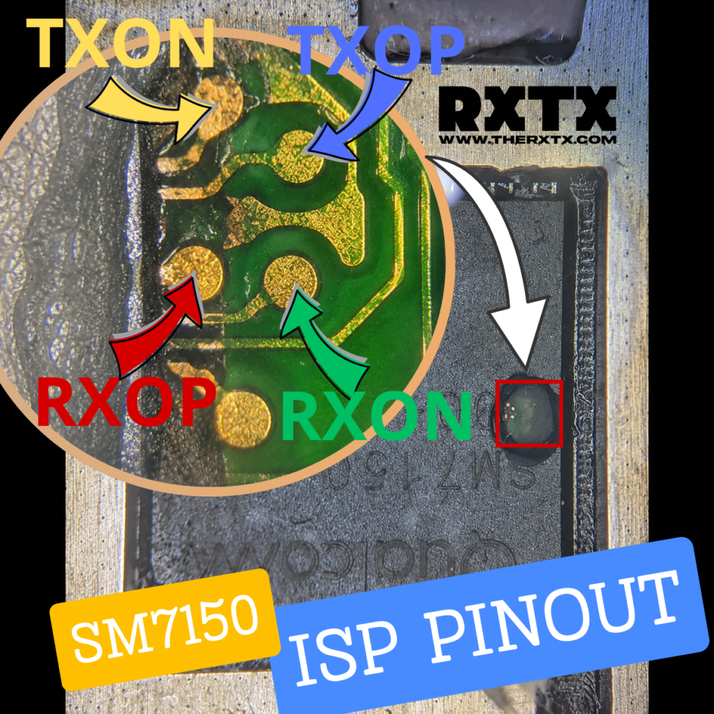 SM7150 ISP PINOUT