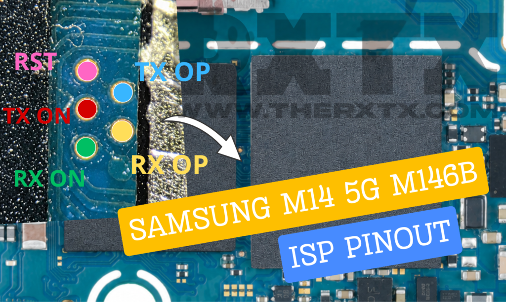 Samsung M14 5G M146B ISP Pinout