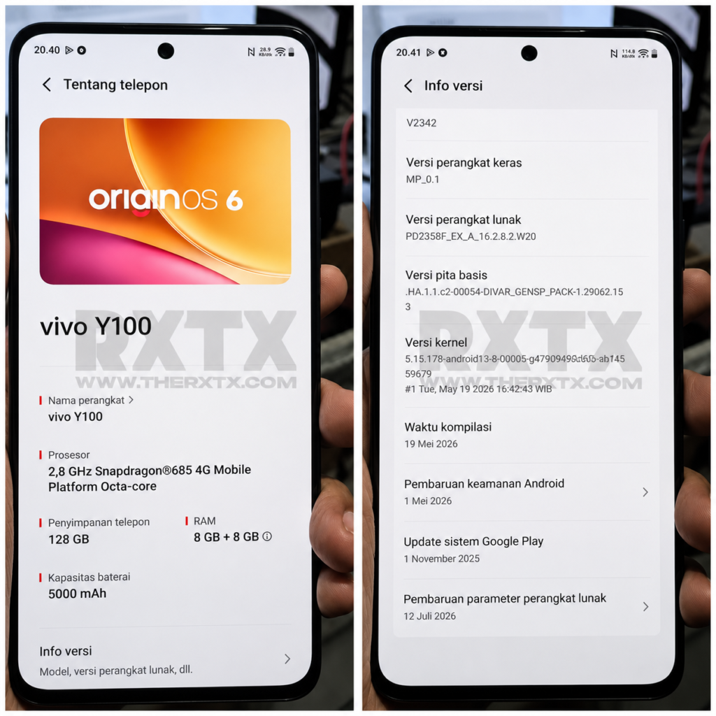 Vivo Y100 4G PD2358F Dump File XML