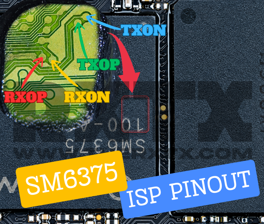 SM6375 ISP Pinout